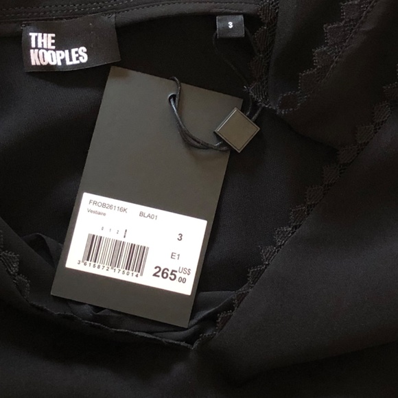 Black, sleeveless dress, size large, by the Kooples - Picture 3 of 7